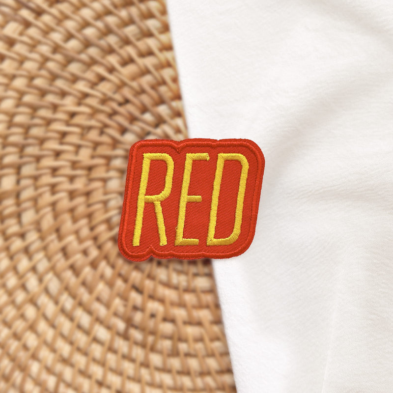 RED Inspried Embroidery Patch