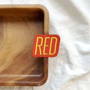RED Inspried Embroidery Patch