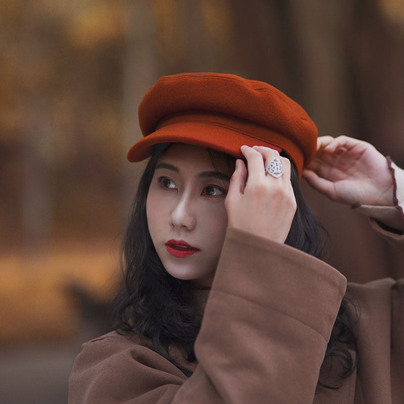 Red TV Inspired Beret Hat