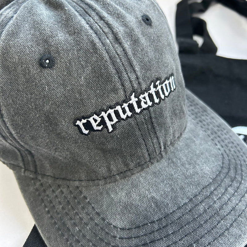 Reputation Inspired Embroidery Gray Cap