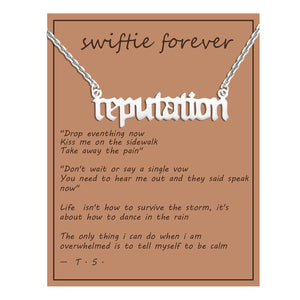 Reputation Inspired Friendship Necklace