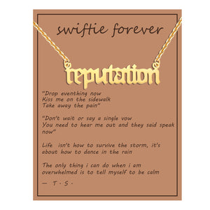Reputation Inspired Friendship Necklace