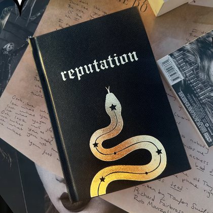Reputation Snake Black Journal Notebook