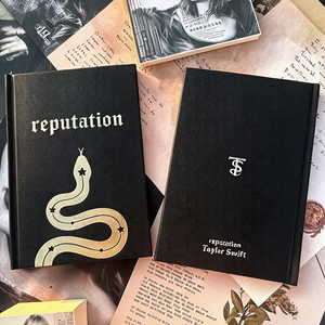 Reputation Snake Black Journal Notebook