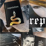Reputation Snake Black Journal Notebook