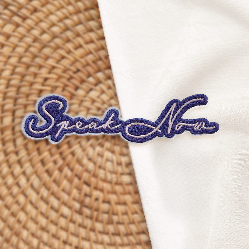 SPEAK NOW Inspried Embroidery Patch