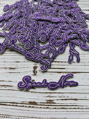 SPEAK NOW Inspried Embroidery Patch