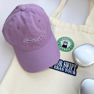 Speak Now Inspired Embroidery Purple Cap