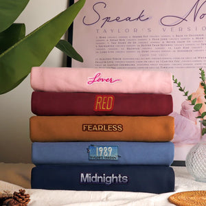 Music Album Embroidery Multicolor Hoodies