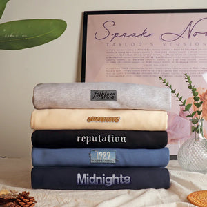 Music Album Embroidery Multicolor Hoodies