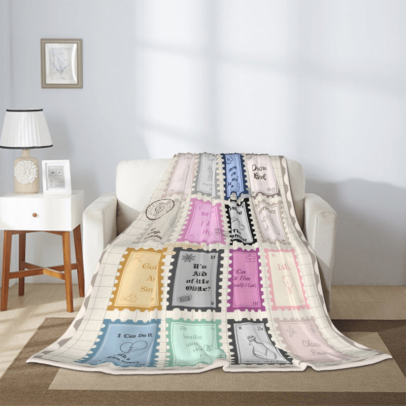 TTPD Stamp Inspired Blanket