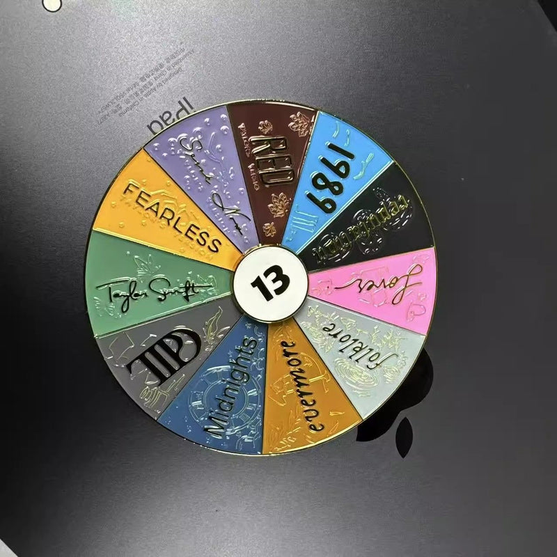 TS Album Spinner Fridge Magnet – 11 Eras + Lucky 13