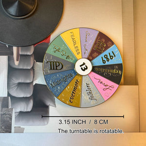 TS Album Spinner Fridge Magnet – 11 Eras + Lucky 13