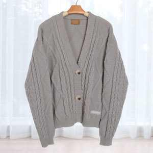 Gray Knitting Original Cardigan
