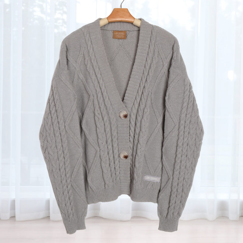 Gray Knitting Original Cardigan