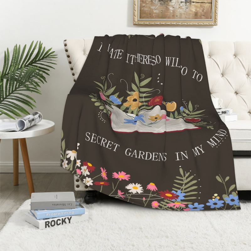 Flowers Eras Inspired Comics Blanket