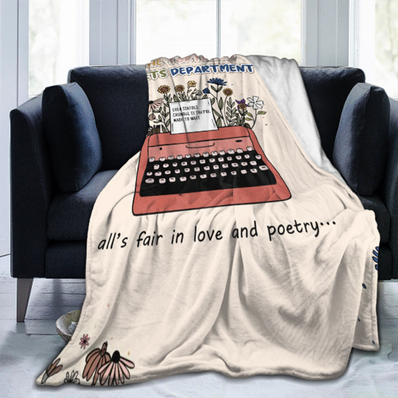 TTPD Typewriter Inspired Blanket