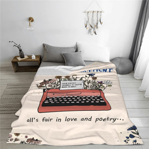 TTPD Typewriter Inspired Blanket