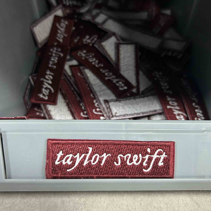 RED Version TS Embroidery Patch