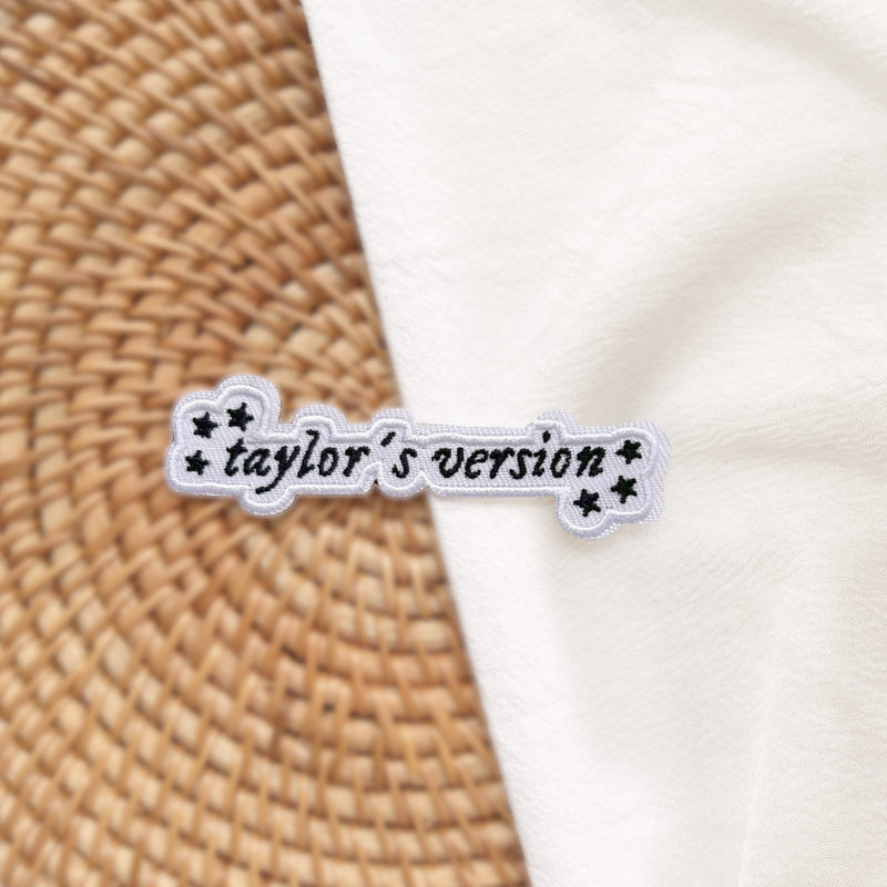Taylor's Version Inspried Embroidery Patch
