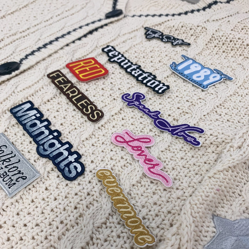 Music Album Patches 30Pcs Collection