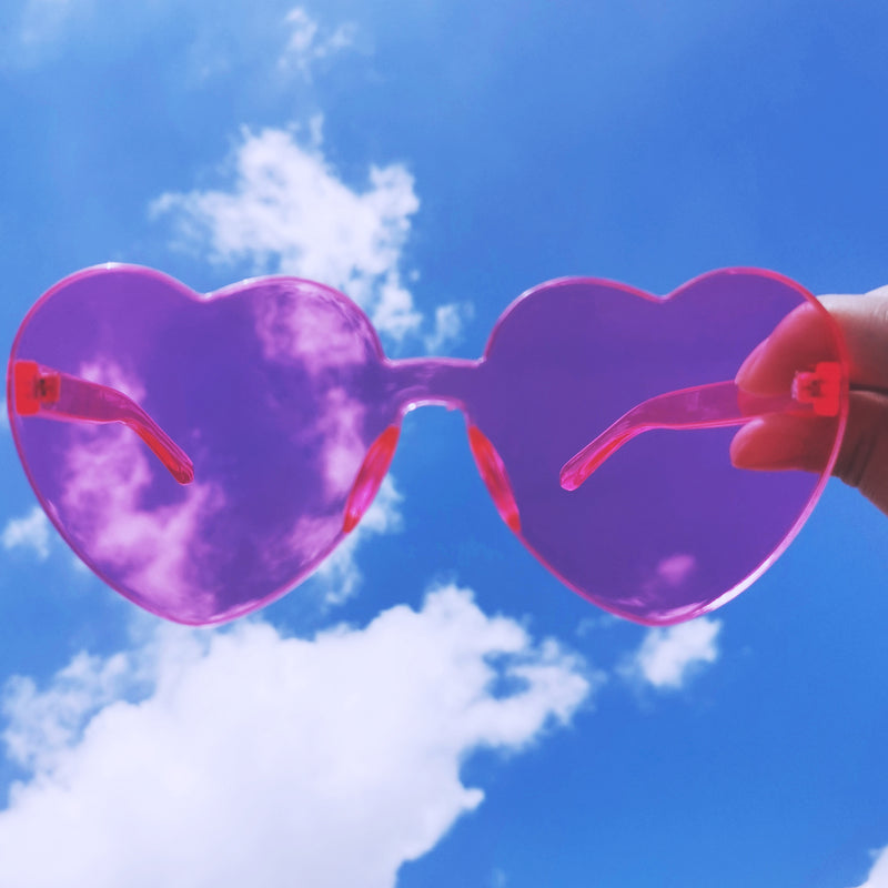 Heart Sharp Clear Glasses