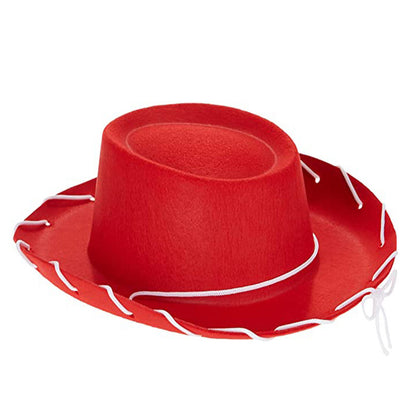 Western Cowgirl Hat with White Stitching