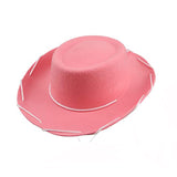 Western Cowgirl Hat with White Stitching