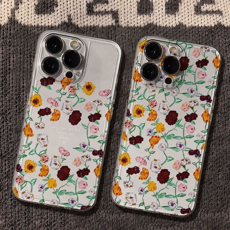Eras Tour Piano Floral Clear Phone Case