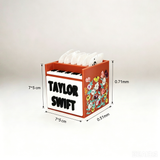 Taylor-Inspired Piano Pick Holder – 3D Printed Display with Floral Era Detail