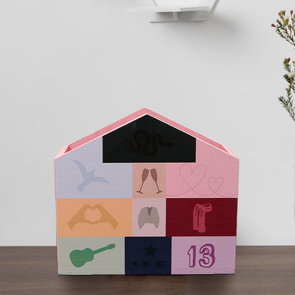 TS Lover House Wood Pink Storage Box