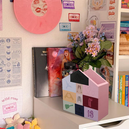 TS Lover House Wood Pink Storage Box