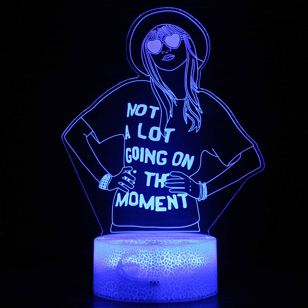 Eras Tour 16 Color LED Night Lamp – Remote & Touch Control