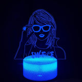 Eras Tour 16 Color LED Night Lamp – Remote & Touch Control