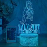 Eras Tour 16 Color LED Night Lamp – Remote & Touch Control