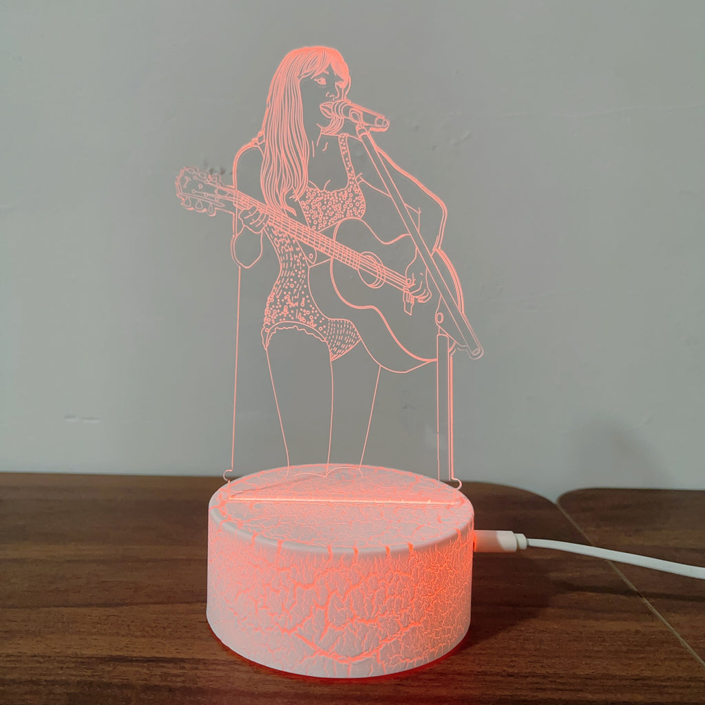 Eras Tour 16 Color LED Night Lamp – Remote & Touch Control