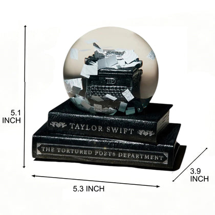TTPD Typewriter Snowglobe