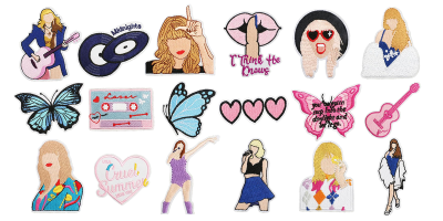 taylor swift 18pcs patches